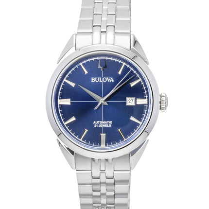 Bulova Sutton ruostumattomasta teräksestä valmistettu sininen kellotaulu automaattinen 96B425 miesten kello