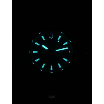 Bulova Marine Star ruostumattomasta teräksestä valmistettu valkoinen kellotaulu Precisionist Quartz Diver's 96B426 200M mies