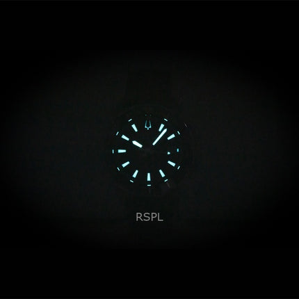 Bulova Marine Star Precisionist -silikoniranneke, musta kellotaulu, kvartsi, sukeltajan 96B432 200M -miesten kello