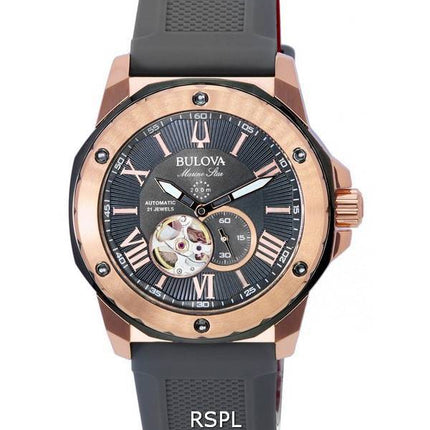 Bulova Marine Star Open Heart Dial -automaattinen sukeltaja 98A228 200M miesten kello
