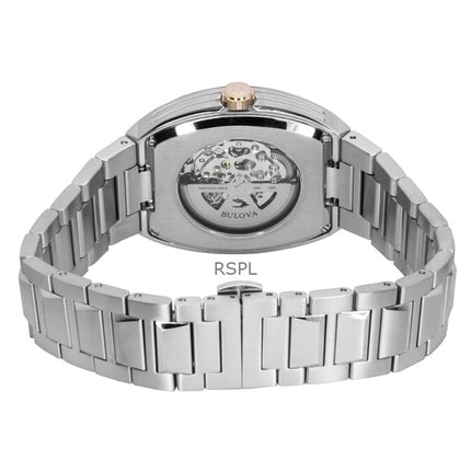 Bulova Maquina ruostumattomasta teräksestä valmistettu sininen kellotaulu automaattinen 98A319 miesten kello