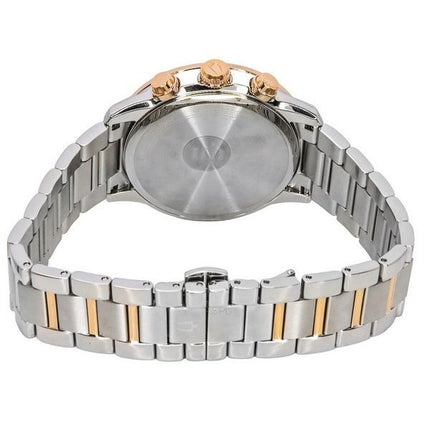 Bulova Classic Sutton Chronograph kaksisävyinen ruostumattomasta teräksestä valmistettu harmaa kellotaulu kvartsi 98B335 miesten