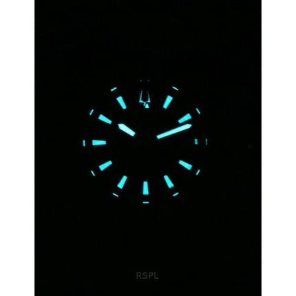 Bulova Marine Star musta silikonihihna ruskea kellotaulu Precisionist Quartz Diver's 200M 98B421 miesten kello