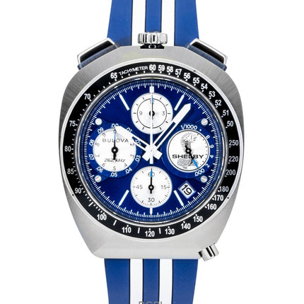 Bulova Shelby Racer Chronograph 150-vuotisjuhlamallin sininen kellotaulu kvartsi 98B452 miesten kello