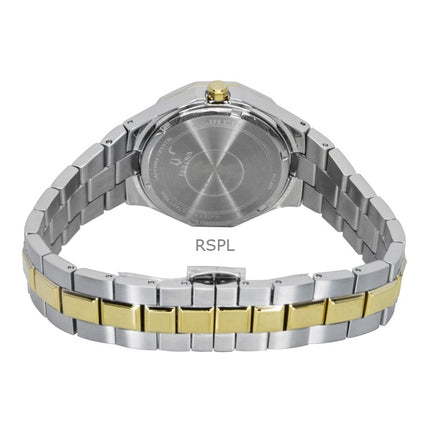 Bulova Prestige ruostumattomasta teräksestä valmistettu helmiäiskuvioinen kvartsi 98P234 100M naisten kello