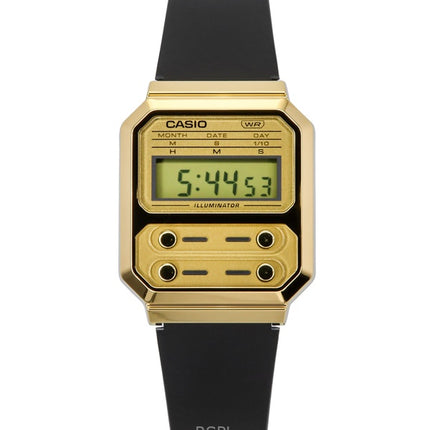 Casio Vintage digitaalinen hartsihihna kvartsi A100WEFG-9A unisex kello