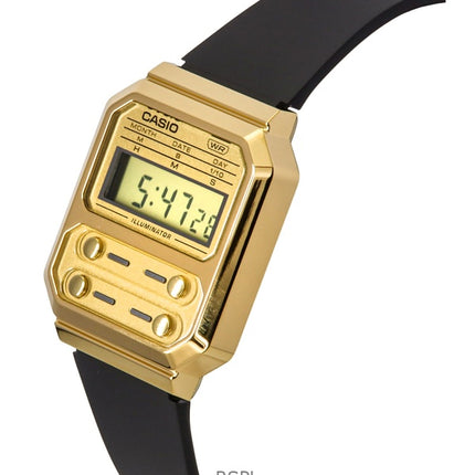Casio Vintage digitaalinen hartsihihna kvartsi A100WEFG-9A unisex kello