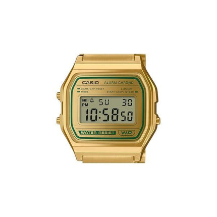 Casio Vintage Digital Gold Tone Kellotaulu Quartz A158WEGV-9A Unisex kello