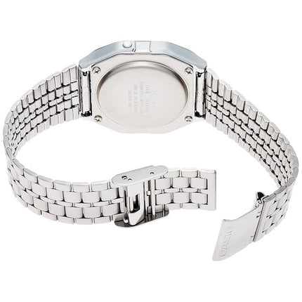 Casio digitaalinen herätyskello Chrono ruostumaton teräs A159WA N1DF A159WA-N1 Miesten kello