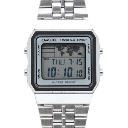 Casio hälytys maailman aika digitaalinen A500WA 7DF Miesten kello