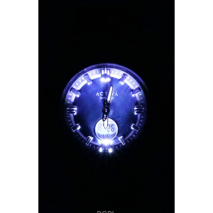 Invicta Activa analoginen digitaalinen termoplastinen polyuretaaniranneke sinisellä helmiäismunalla varustetun kvartsi ACW2125-001 unisex-kello