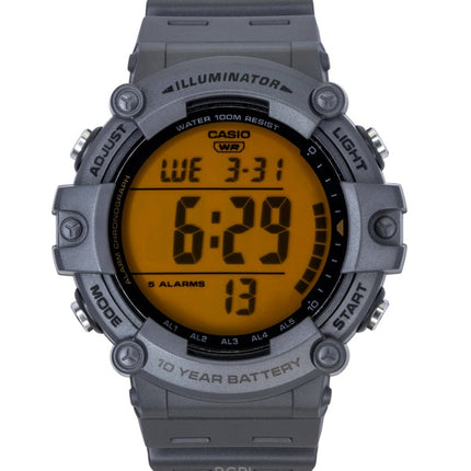 Casio monitoiminen digitaalinen hartsiranneke kvartsi AE-1500WHC-8AV 100M miesten kello
