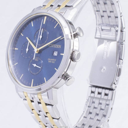 Kansalainen Chronograph AN3614 - 54L kvartsi analoginen Miesten Kello