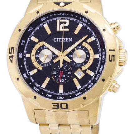 Kansalainen analoginen AN8103-56E Chronograph nopeusmittarin kvartsi Miesten Kello