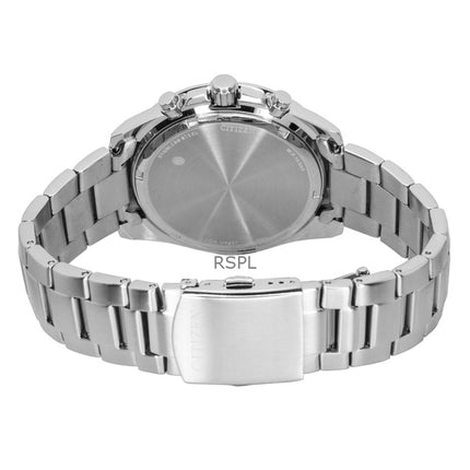Citizen Chronograph ruostumattomasta teräksestä valmistettu sininen kellotaulu kvartsi AN8230-59L 100M miesten kello