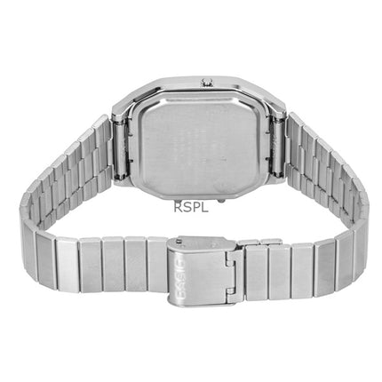 Casio Vintage analoginen digitaalinen ruostumattomasta teräksestä valmistettu taivaansininen kellotaulu AQ-240E-3A unisex-kvartsikello