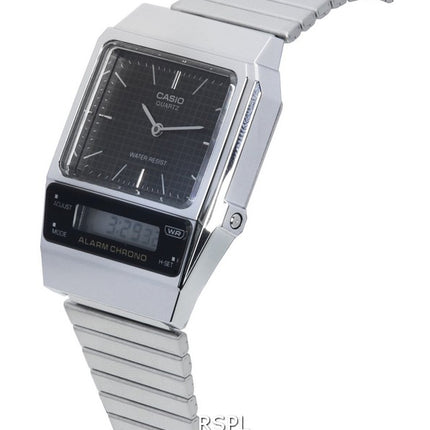 Casio Vintage analoginen digitaalinen musta kellotaulu kvartsi AQ-800E-1A AQ800E-1 Unisex kello