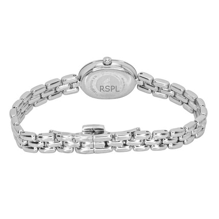 Emporio Armani ruostumattomasta teräksestä valmistettu helmiäiskuvioinen kvartsi AR11720 naisten kello