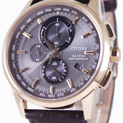 Citizen Eco-Drive Radio-ohjattavat maailman aika AT8113 - 12H Miesten kello