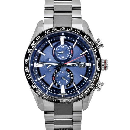 Citizen Attesa Chronograph Radio-Controlled Super Titanium Eco-Drive AT8186-51L 100M miesten kello