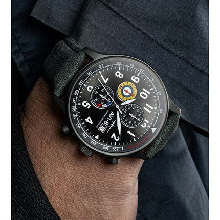 AVI-8 Hawker Hurricane Tachymeter Quartz AV-4011-0D miesten kello
