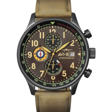 AVI-8 Hawker Hurricane Tachymeter Quartz AV-4011-0E miesten kello