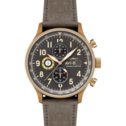 AVI-8 Hawker Hurricane Classic Chronograph Gray Dial Quartz AV-4011-0P Miesten kello