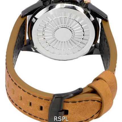 AVI-8 Hawker Harrier II Metador Chronograph Skeleton Musta kellotaulu kvartsi AV-4065-03 miesten kello