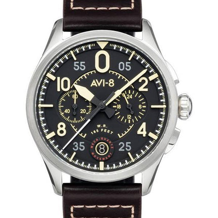 AVI-8 Spitfire Lock Midnight Oak Chronograph Quartz AV-4089-01 Miesten kello