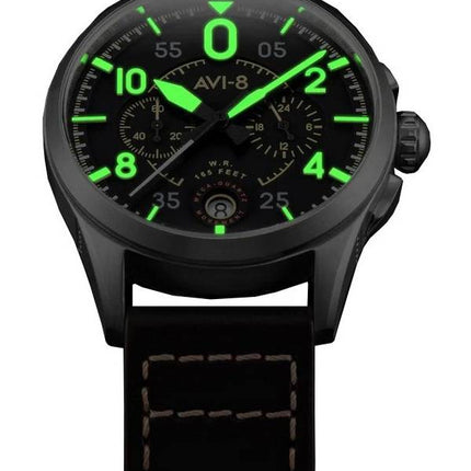 AVI-8 Spitfire Lock Midnight Oak Chronograph Quartz AV-4089-01 Miesten kello