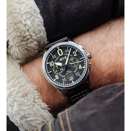 AVI-8 Spitfire Lock Midnight Oak Chronograph Quartz AV-4089-01 Miesten kello