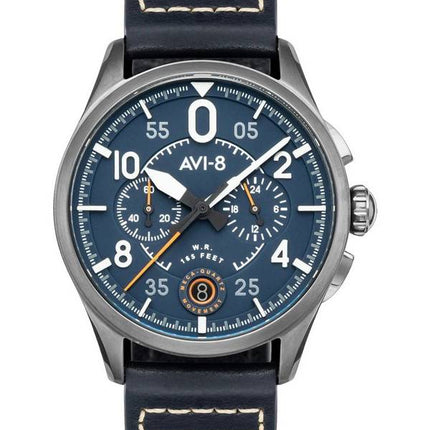 AVI-8 Spitfire Lock Channel Blue Chronograph Quartz AV-4089-04 Miesten kello