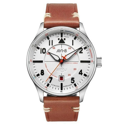 AVI-8 Hawker Hurricane Kent Newton White Dial automaattinen AV-4094-01 miesten kello