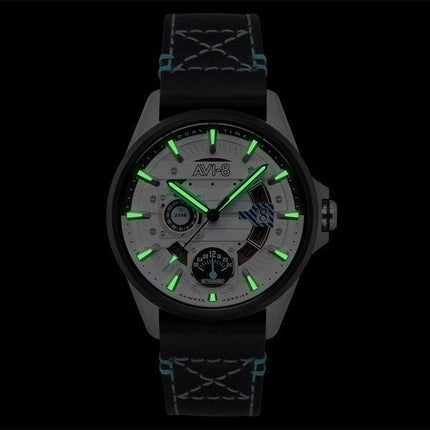 AVI-8 Hawker Harrier Farley monitoimistratosfääri valkoinen kellotaulu kvartsi AV-4098-01 miesten kello
