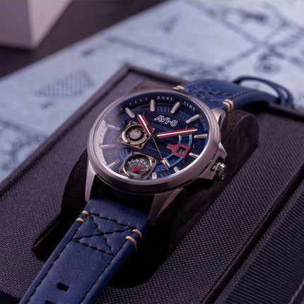 AVI-8 Hawker Harrier Farley monitoimirykmentti sininen kellotaulu kvartsi AV-4098-03 miesten kello