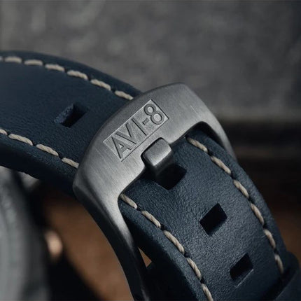 AVI-8 Hawker Hunter Atlas Dual Time Chronograph Charcoal Grey Kellotaulu kvartsi AV-4100-07 Miesten kello