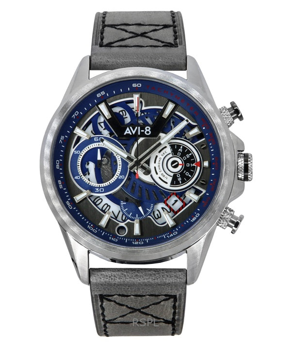 AVI-8 Hawker Harrier Matador Chronograph Slate sininen kellotaulu kvartsi AV-4125-03 miesten kello