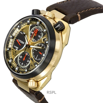 Citizen Promaster Tsuno Chronograph Limited Edition kulta- ja musta kellotaulu Eco-Drive Diver&#39;s AV0072-01X 200M miesten kello
