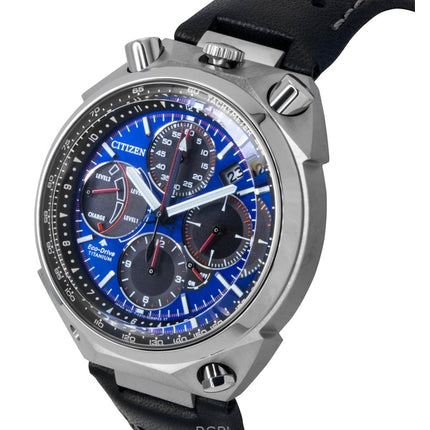 Citizen Promaster Tsuno Chronograph Racer Limited Edition Blue Dial Eco-Drive Diver&#39;s AV0088-01L 200M miesten kello