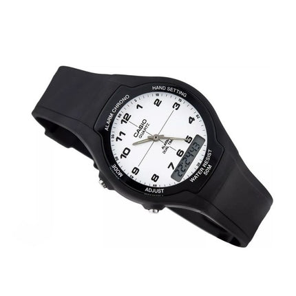 Casio analoginen digitaalinen kaksoisaika AW-90H-7BVDF AW90H-7BVDF miesten kello