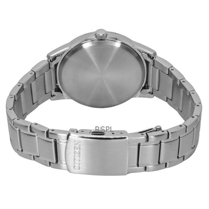 Citizen Eco-Drive ruostumattomasta teräksestä valmistettu valkoinen kellotaulu AW0100-86B miesten kello
