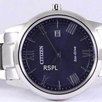 Citizen Eco-Drive sininen soittaa AW1231 - 58L Miesten Kello