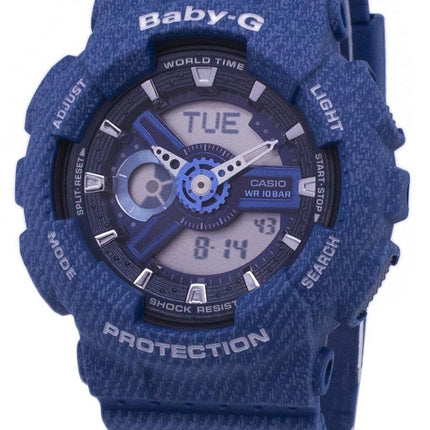 Casio Baby-G Tandem sarjan maailman aika BA 110DC 2A2 BA110DC 2A2 naisten Kello