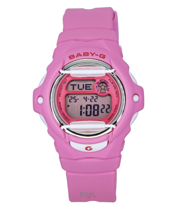 Casio Baby-G digitaalinen vaaleanpunainen hartsiranneke kvartsi BG-169CH-4 200M naisten kello