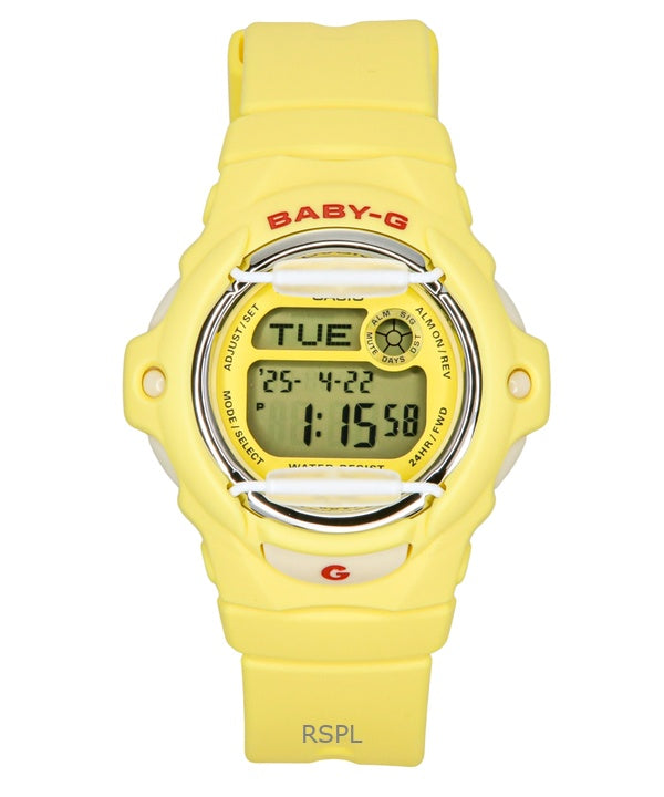 Casio Baby-G digitaalinen keltainen hartsiranneke kvartsi BG-169CH-9 200M naisten kello