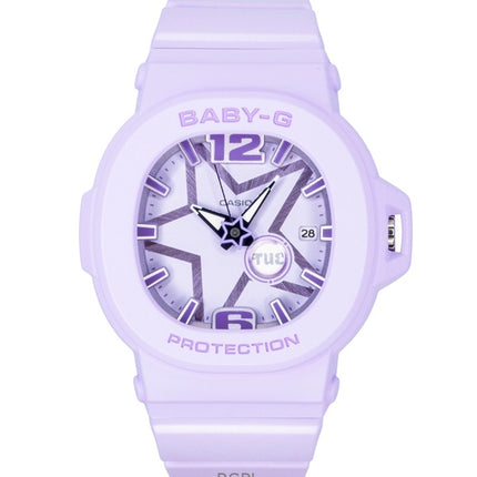 Casio Baby-G analoginen hartsiranneke violetilla kellotaululla kvartsi BGA-10D-6A 100M naisten kello