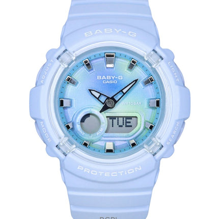Casio Baby-G analoginen digitaalinen hartsiranneke sinisellä kellotaululla kvartsi BGA-280TD-2A 100M naisten kello