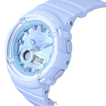 Casio Baby-G analoginen digitaalinen hartsiranneke sinisellä kellotaululla kvartsi BGA-280TD-2A 100M naisten kello