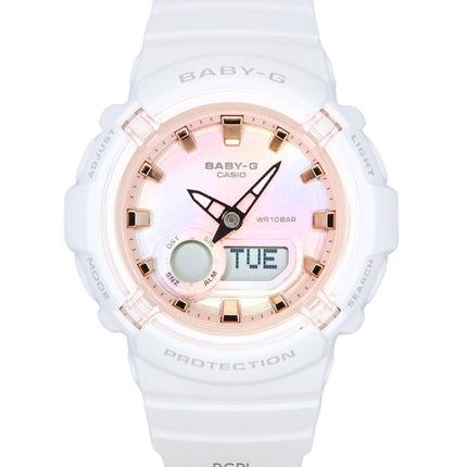 Casio Baby-G analoginen digitaalinen hartsiranneke monivärisellä kellotaululla kvartsi BGA-280TD-7A 100M naisten kello