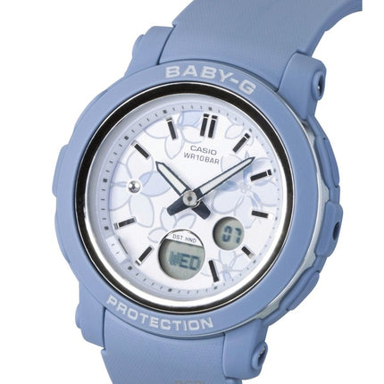 Casio Baby-G analoginen digitaalinen hartsiranneke monivärisellä kellotaululla kvartsi BGA-290FL-2A 100M naisten kello